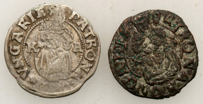 Węgry denar 1526 Ludwik Węgierski + fals st.3