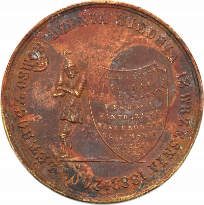 Medal Jan III Sobieski 1883