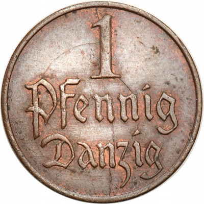 Wolne Miasto Gdańsk/Danzig. 1 fenig 1923