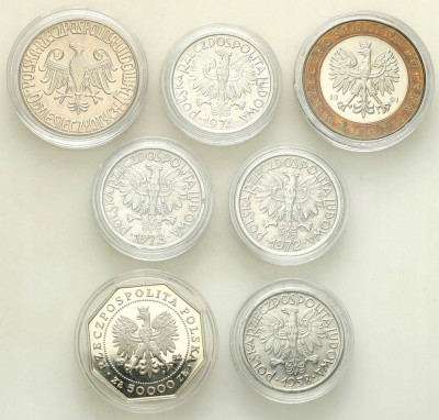 PRL 2 złote - 50.000 złotych 1964 - 1992 7 sztuk
