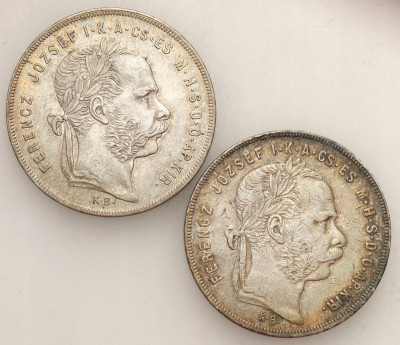 Węgry. 1 forint 1879 - lot 2 szt.