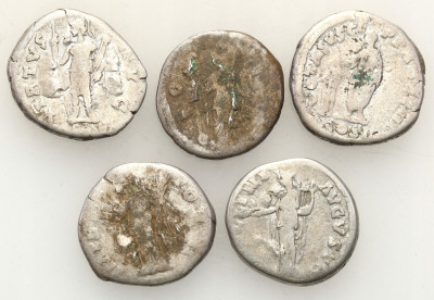 Rzym denary (5 szt.) suberaty st.4