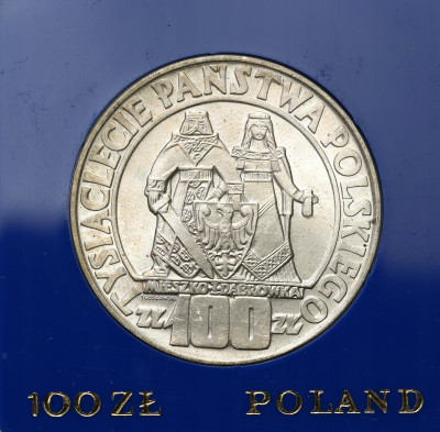 PRL. 100 zł 1966 Millenium Mieszko i Dąbrówka