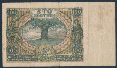 Gen. Gub. 100 złotych 1934 (nadruk fałszywy) st.4