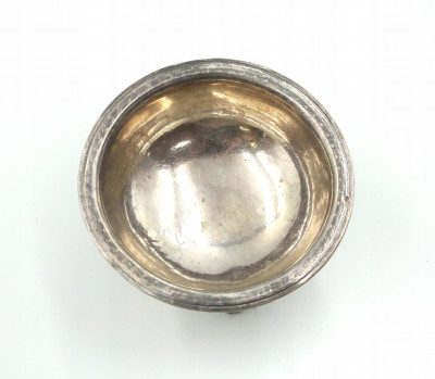 Mini patera / stary pojemnik do przypraw SREBRO