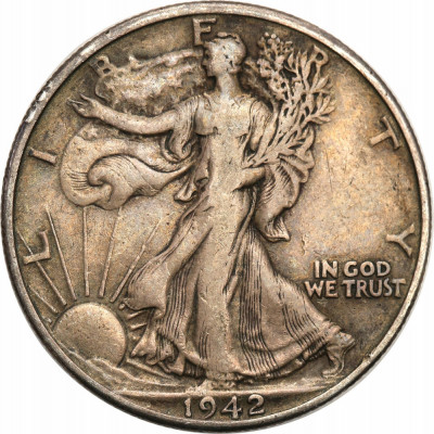 USA 1/2 dolara 1942 Philadelphia