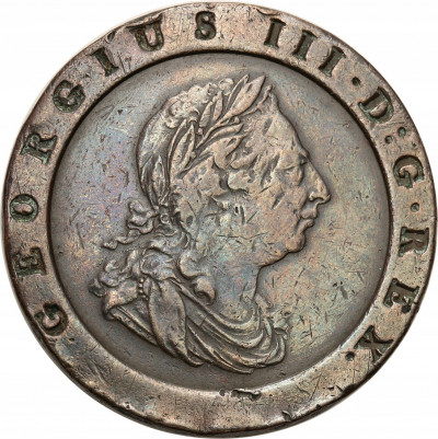 Jerzy III. 2 pensy 1797, Birmingham