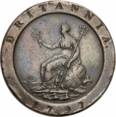 Jerzy III. 2 pensy 1797, Birmingham