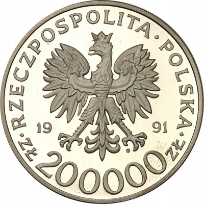 PRÓBA Nikiel 200.000 złotych 1991 Targi Poznańskie