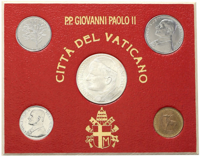 Watykan. Zestaw rocznikowy 1988 + medal