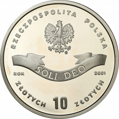 10 złotych 2001 Kardynał Wyszyński st.L