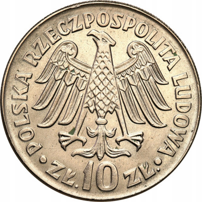 10 złotych 1964 Kazimierz Wielki – napis wklęsły