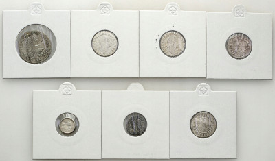 Niemcy, zestaw 7 monet - różne
