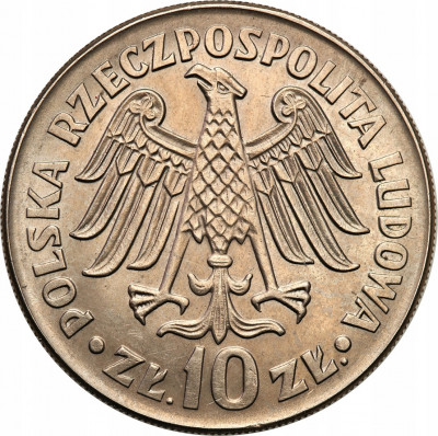 10 złotych 1964 Kazimierz Wielki - napis wypukły