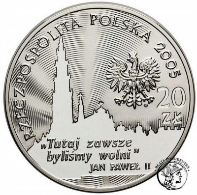 20 złotych 2005 Jasna Góra st.L