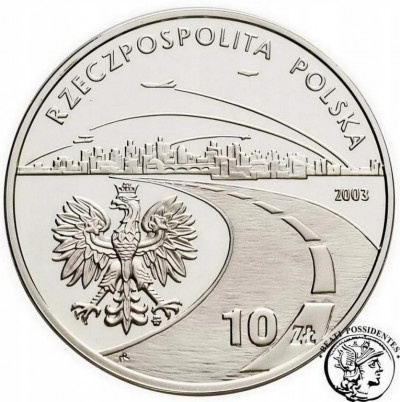 10 złotych 2003 Przemysł Naftowy st.L