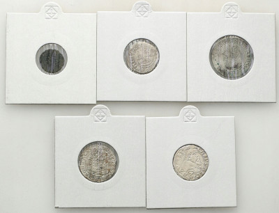 Śląsk, zestaw 5 monet - różne