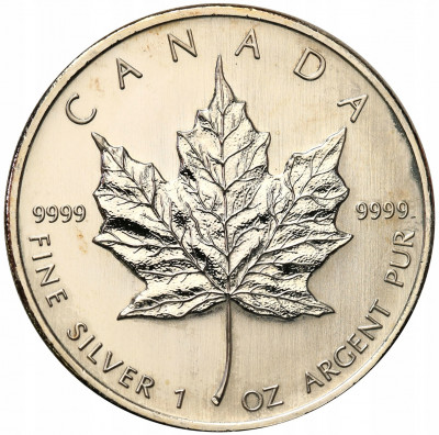 Kanada 5 dolarów 2007 - SREBRO uncja