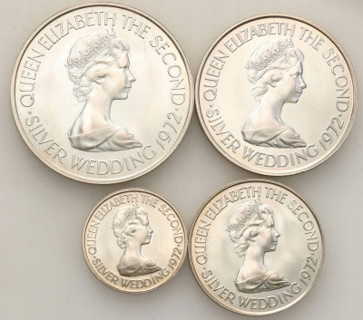 Jersey Elżbieta II 5 centów do 2 1/2 funta 1972