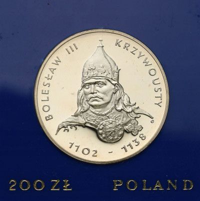 PRL. 200 złotych 1982 Krzywousty, popiersie