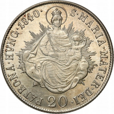 Austria. 20 krajcarów 1840 B, Kremnica