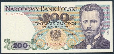PRL. Dąbrowski 200 złotych 1976 seria H