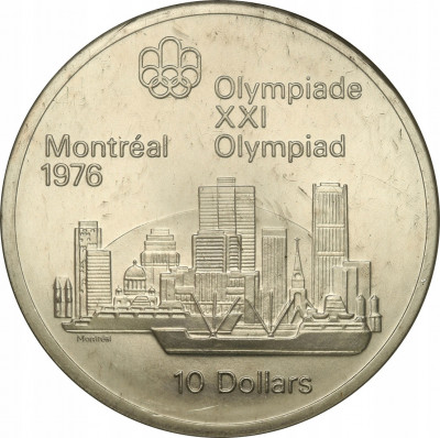Kanada. 10 dolarów 1973 Olimpiada Montreal