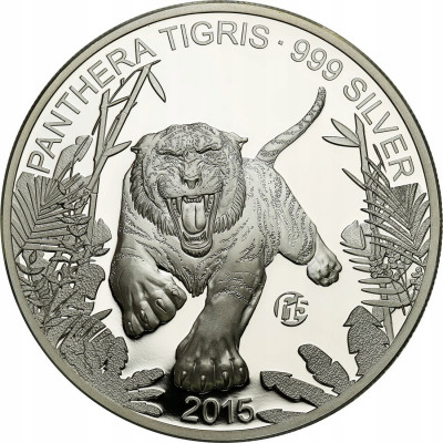 Laos. 1000 kip Pantera 2015 - SREBRO