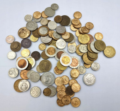 Rosja, ZSRR. Zestaw monet 305 g – różne