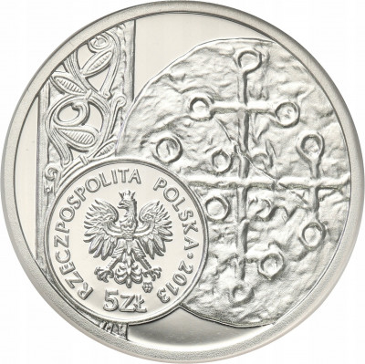 5 złotych 2013 denar Bolesława Chrobrego st.L