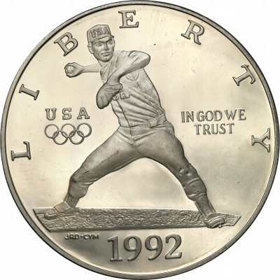 USA 1 dolar 1992 S - lustrzanka - st.L