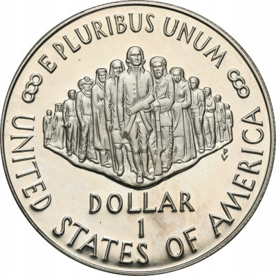 USA 1 dolar 1987 S lustrzanka SREBRO st.L