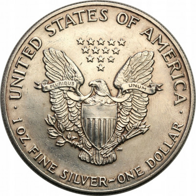 USA 1 dolar 1990 - SREBRO uncja