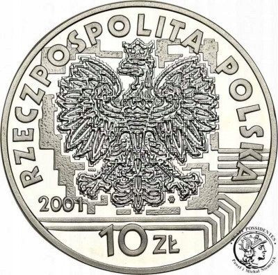 10 złotych 2001 ROK 2001 st.L