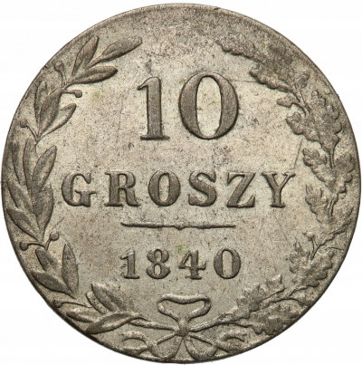 Rosja. Mikołaj I. 10 groszy 1840 MW, Warszawa