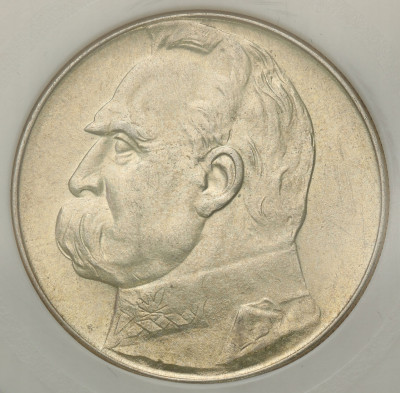 II RP. 10 złotych 1936 Piłsudski - PIĘKNY