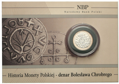 5 złotych 2013 denar Bolesława Chrobrego st.L