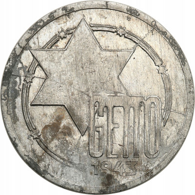 Getto Łódź. 10 Marek 1943 aluminium – PIĘKNE