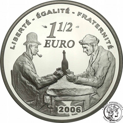Francja 1 1/2 Euro 2006 Paul Cezanne st.L
