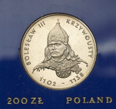 PRL. 200 złotych 1982 Krzywousty popiersie