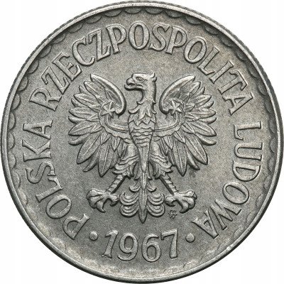 PRL. 1 złoty 1967 – rzadkie