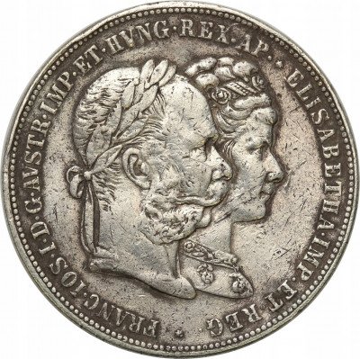 Austria 2 Guldeny 1879 srebrne wesele st.3