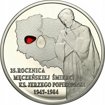 III RP 10 złotych 2009 Popiełuszko