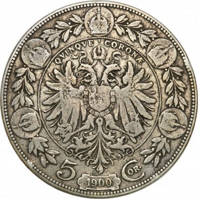 Austria 5 Koron 1900 Franciszek Józef
