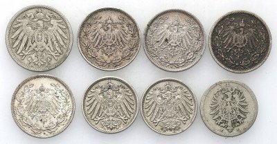 Niemcy zestaw monet – 8 sztuk - różne