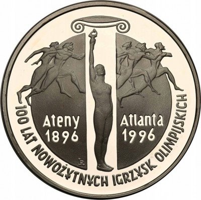 III RP. 10 złotych 1995 Ateny Atlanta