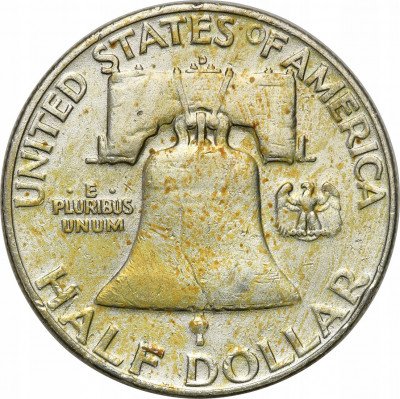 USA 1/2 dolara 1953 D Franklin (dzwon) st.3-