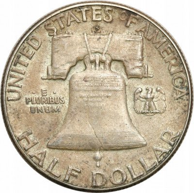 USA 1/2 dolara 1951 S Franklin San Francisco st.1-