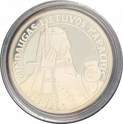 Litwa 50 litów 1996 Mindaugas lustrzanka