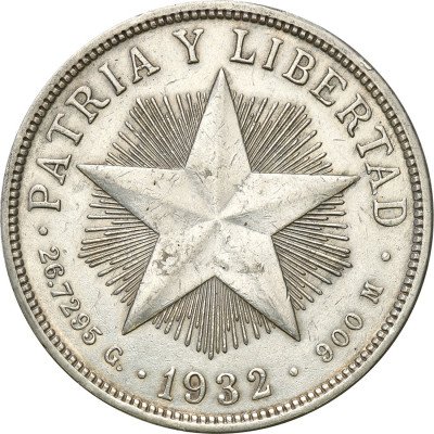 Kuba 1 Peso 1932 st.3-